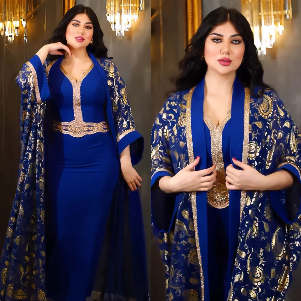 Women's Printed Dress Set Two Piece Dress Robe 2025 Fashion New Muslin Fashion Abaya
Women's Printed Dress Set Two Piece Dress Robe 2025 Fashion New Muslin Fashion Abaya