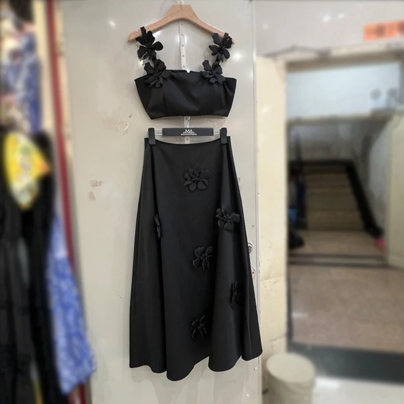 Лето 2024, модный однотонный цветочный 3D жилет с юбкой с высокой талией, антивозрастной австралийский праздничный ансамбль Sle Faion
Лето 2024, модный однотонный цветочный 3D жилет с юбкой с высокой талией, антивозрастной австралийский праздничный ансамбль Sle Faion