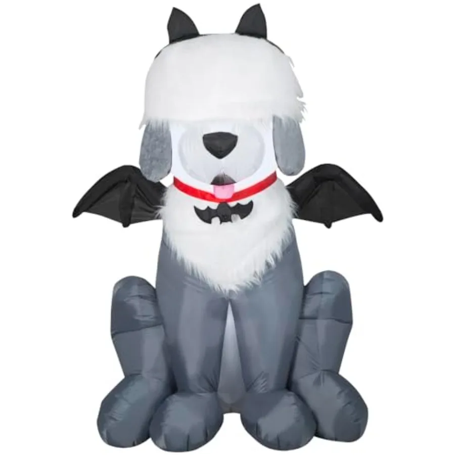 Outdoor Halloween decoration: PVC inflatable devil sheep dog, 6 ft tall, multicolor, quick-inflate design
Outdoor Halloween decoration: PVC inflatable devil sheep dog, 6 ft tall, multicolor, quick-inflate design