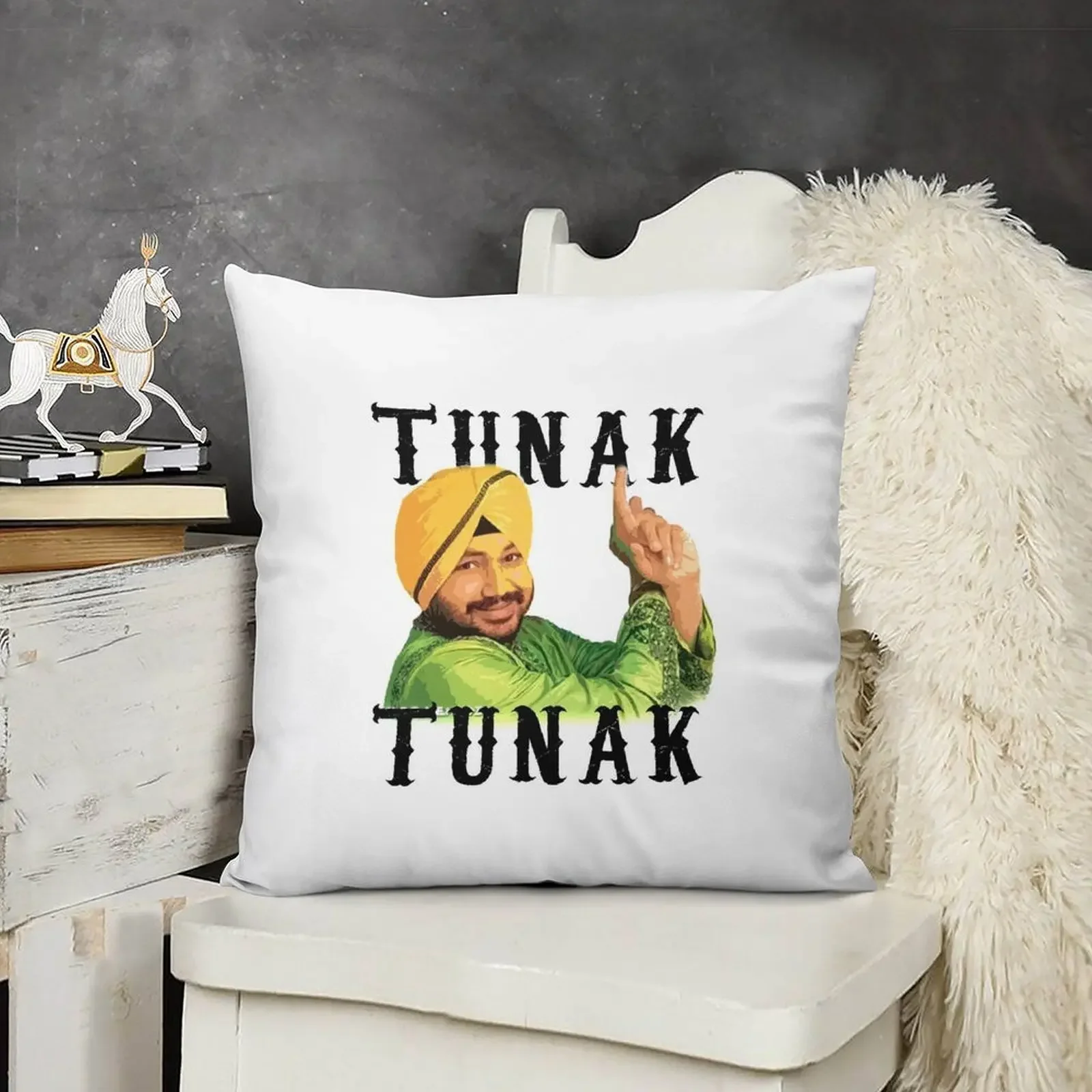 Tunak Tunak - Daler Mehndi Throw Pillow Couch Pillows Decorative Cushions Embroidered Cushion Cover Pillow Case pillow
Tunak Tunak - Daler Mehndi Throw Pillow Couch Pillows Decorative Cushions Embroidered Cushion Cover Pillow Case pillow