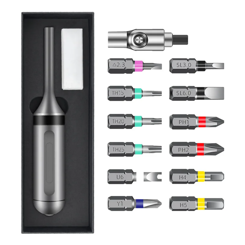 14pcs Multi-functional Household Precision Ratchet Screwdriver Set Magnetic Repair Hand Tools EDC Screw Drivers Bits CRV
14pcs Multi-functional Household Precision Ratchet Screwdriver Set Magnetic Repair Hand Tools EDC Screw Drivers Bits CRV