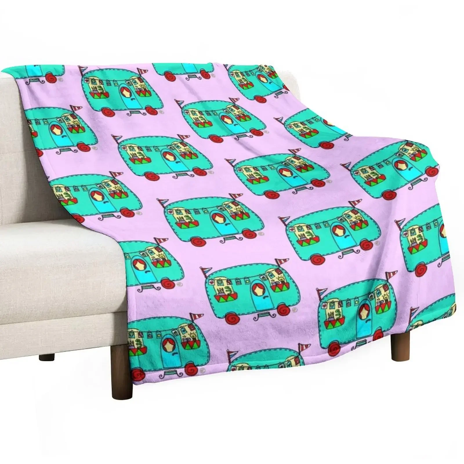 Caravan pattern Throw Blanket Warm Plaid on the sofa Thin Baby Blankets
Caravan pattern Throw Blanket Warm Plaid on the sofa Thin Baby Blankets