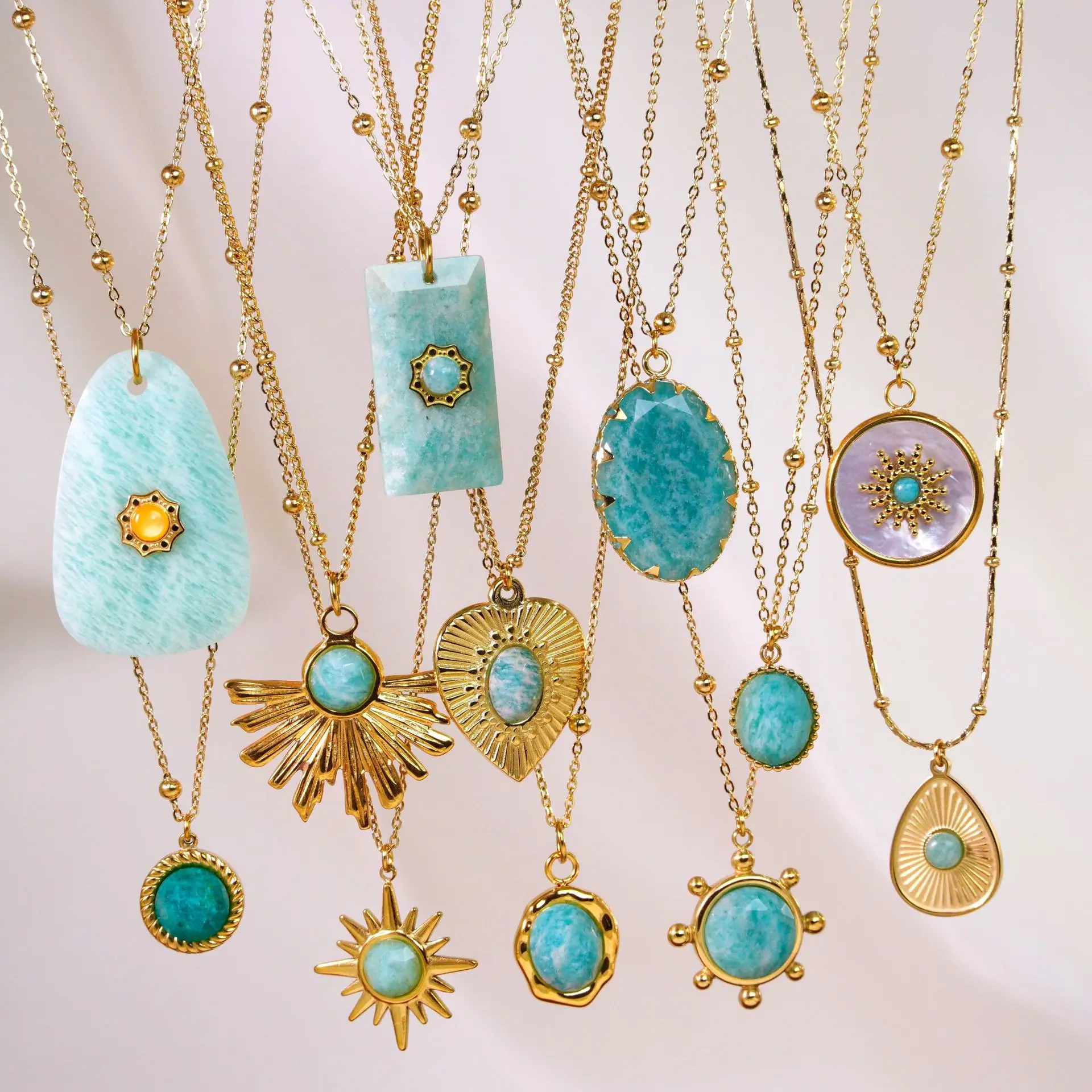 V. Stainless Steel 25 Style Fashion Blue Tianhe Natural Stone Necklace Retro Jewelry Making Wholesale
V. Stainless Steel 25 Style Fashion Blue Tianhe Natural Stone Necklace Retro Jewelry Making Wholesale