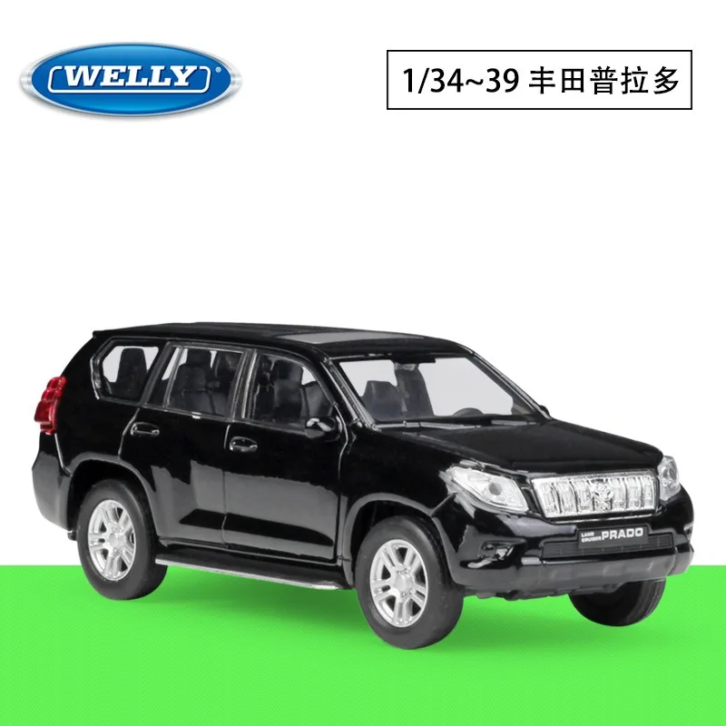 Новинка, модель внедорожника WELLY 1:38 Toyota Prado, классическая черная модель внедорожника из сплава с имитацией, игрушечные автомобили, модель внедорожника, коллекционные украшения
Новинка, модель внедорожника WELLY 1:38 Toyota Prado, классическая черная модель внедорожника из сплава с имитацией, игрушечные автомобили, модель внедорожника, коллекционные украшения