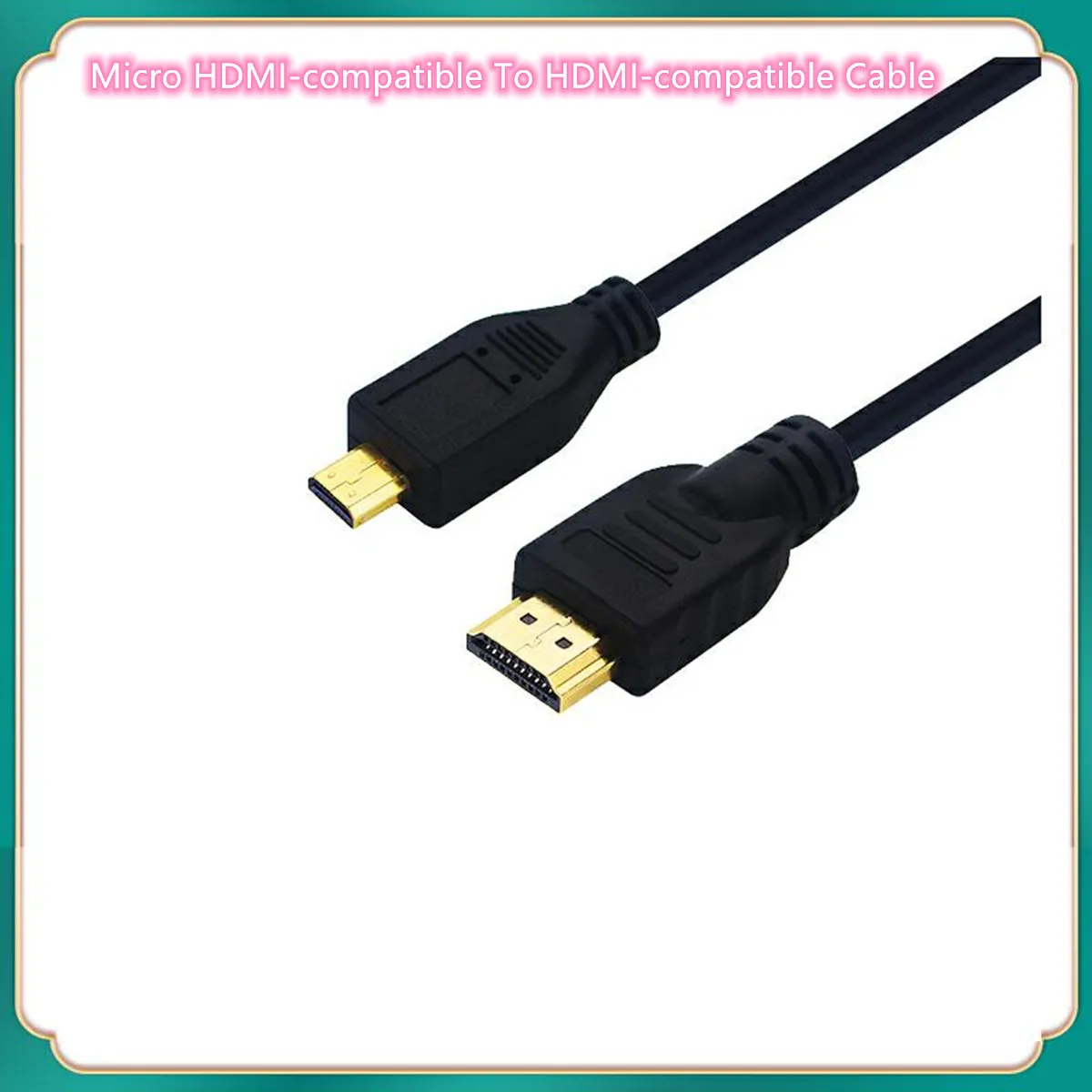 10PCS/LOT 1.5m MICRO HDMI-compatible male to HDMI-compatible male Cable 1080p High Speed Adapter for Camera Monitor Projector
10PCS/LOT 1.5m MICRO HDMI-compatible male to HDMI-compatible male Cable 1080p High Speed Adapter for Camera Monitor Projector