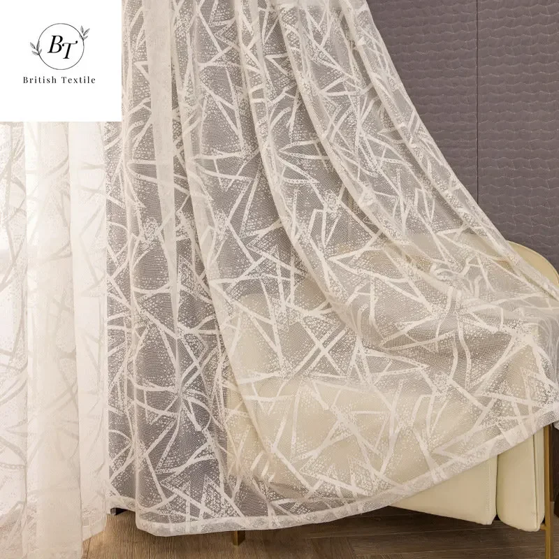 Modern Curtains for Living Dining Room Bedroom Simple Window Screen Translucent Tulle Customization Embroidered Tulle
Modern Curtains for Living Dining Room Bedroom Simple Window Screen Translucent Tulle Customization Embroidered Tulle