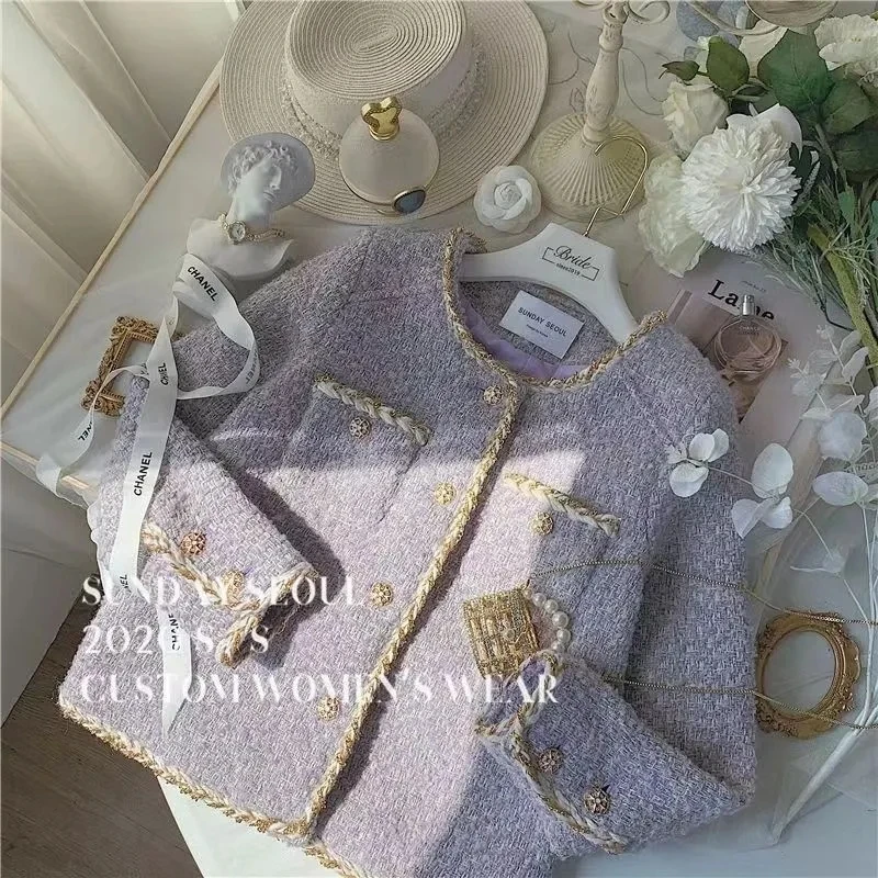 Ladies Coat 2024 Temperament Ladies High Sense Suit Spring And Autumn ins Tide Harajuku Harbor Wind Light Fresh Round Neck Coat
Ladies Coat 2024 Temperament Ladies High Sense Suit Spring And Autumn ins Tide Harajuku Harbor Wind Light Fresh Round Neck Coat