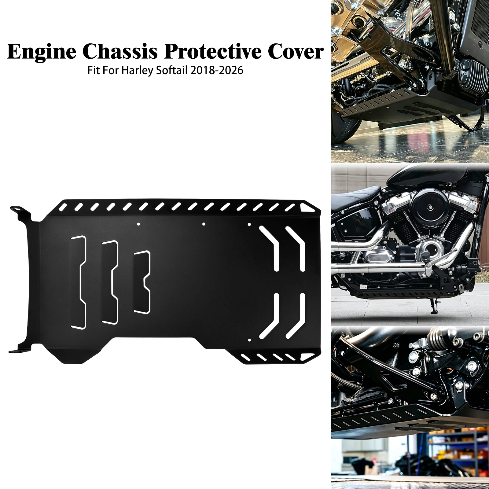 Motorcycle Lower Engine Chassis Protector Skid Plate Cover For Harley Softail Breakout Fat Boy Low Rider Heritage Slim 2018-2026
Motorcycle Lower Engine Chassis Protector Skid Plate Cover For Harley Softail Breakout Fat Boy Low Rider Heritage Slim 2018-2026