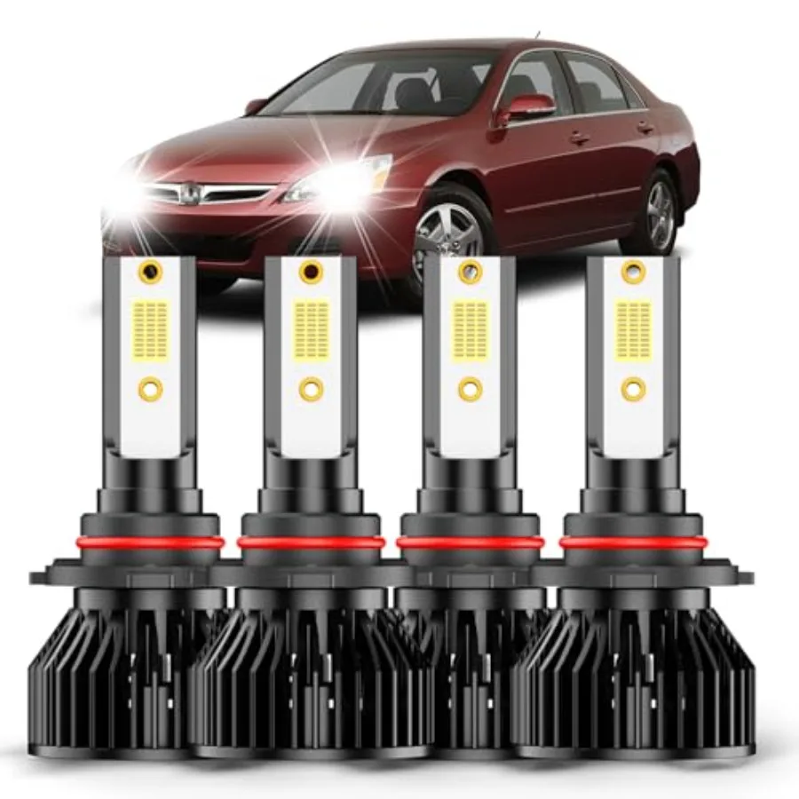Fit for Honda Accord 1990-2002 2003 2004 2005 2006 2007 LED Front Bulbs Fog LED Light Combo9005 led high Beam+9006 Low Beam 500
Fit for Honda Accord 1990-2002 2003 2004 2005 2006 2007 LED Front Bulbs Fog LED Light Combo9005 led high Beam+9006 Low Beam 500