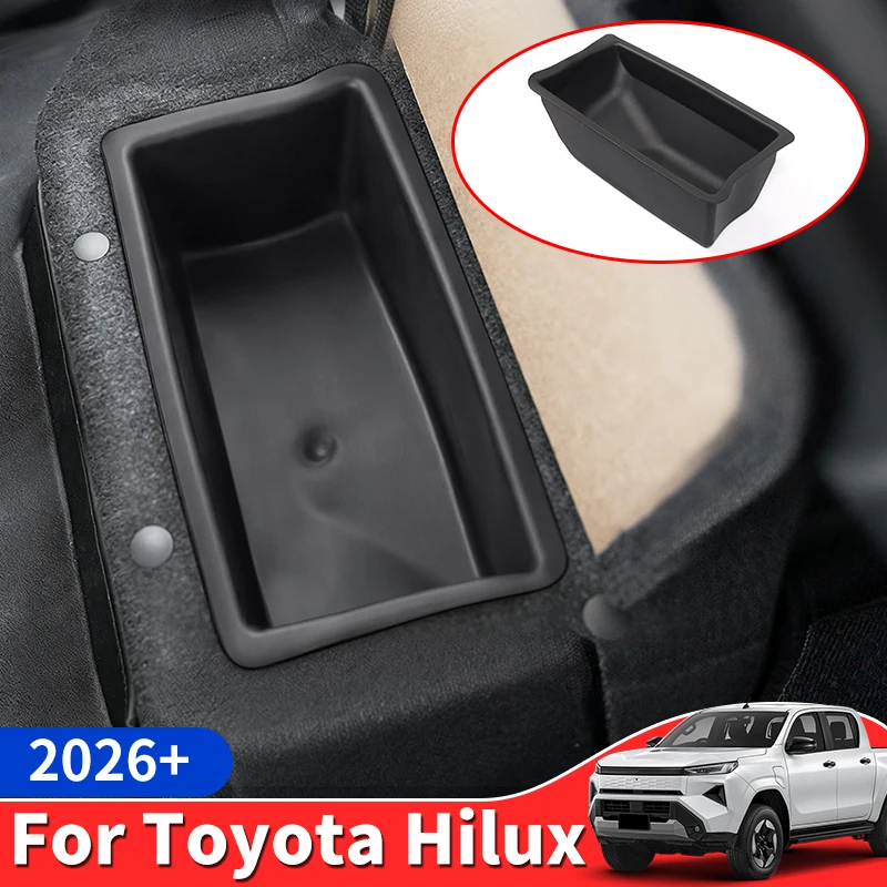 For 2026 Toyota Hilux Under Rear Seat Storage Silicone Waterproof Dust-proof Durable Car Interior Accessories Auto Storage Mat
For 2026 Toyota Hilux Under Rear Seat Storage Silicone Waterproof Dust-proof Durable Car Interior Accessories Auto Storage Mat