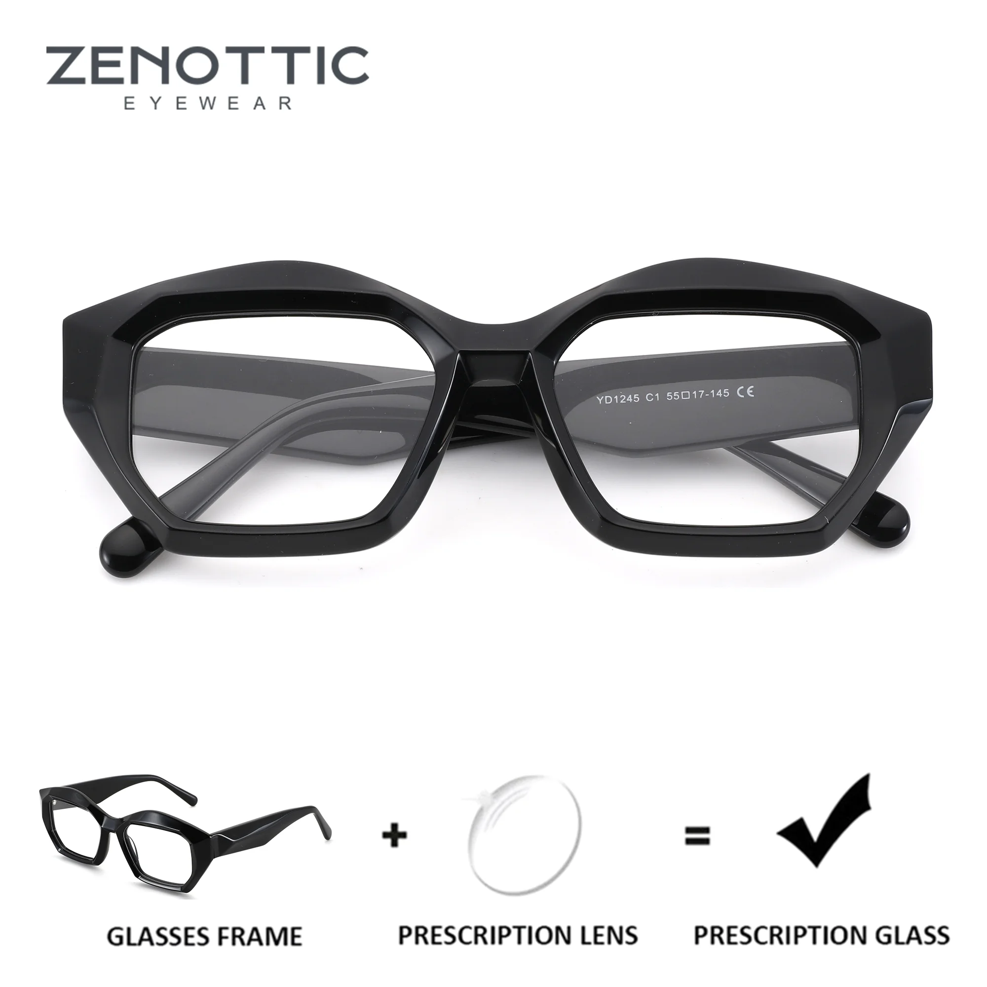 ZENOTTIC Polygon Acetate Minus Myopia Prescription Glasses For Women Anti Blue Light Photochromic Optical Eyeglasses
ZENOTTIC Polygon Acetate Minus Myopia Prescription Glasses For Women Anti Blue Light Photochromic Optical Eyeglasses