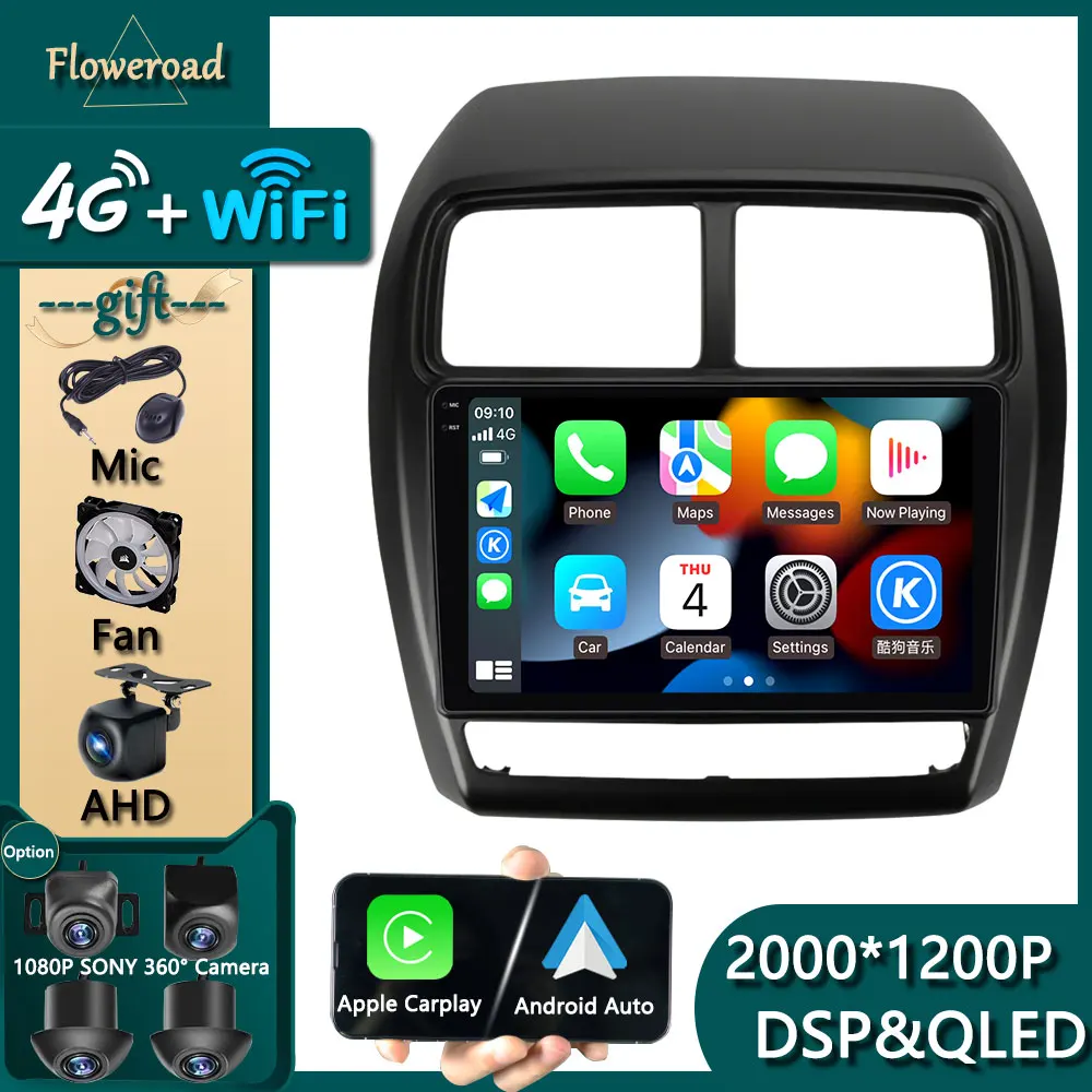Head Unit Carplay 4G For Mitsubishi ASX 1 2016 - 2022 Car Android Navigation GPS Radio Monitor Multimedia Player IPS Video Tooch
Head Unit Carplay 4G For Mitsubishi ASX 1 2016 - 2022 Car Android Navigation GPS Radio Monitor Multimedia Player IPS Video Tooch