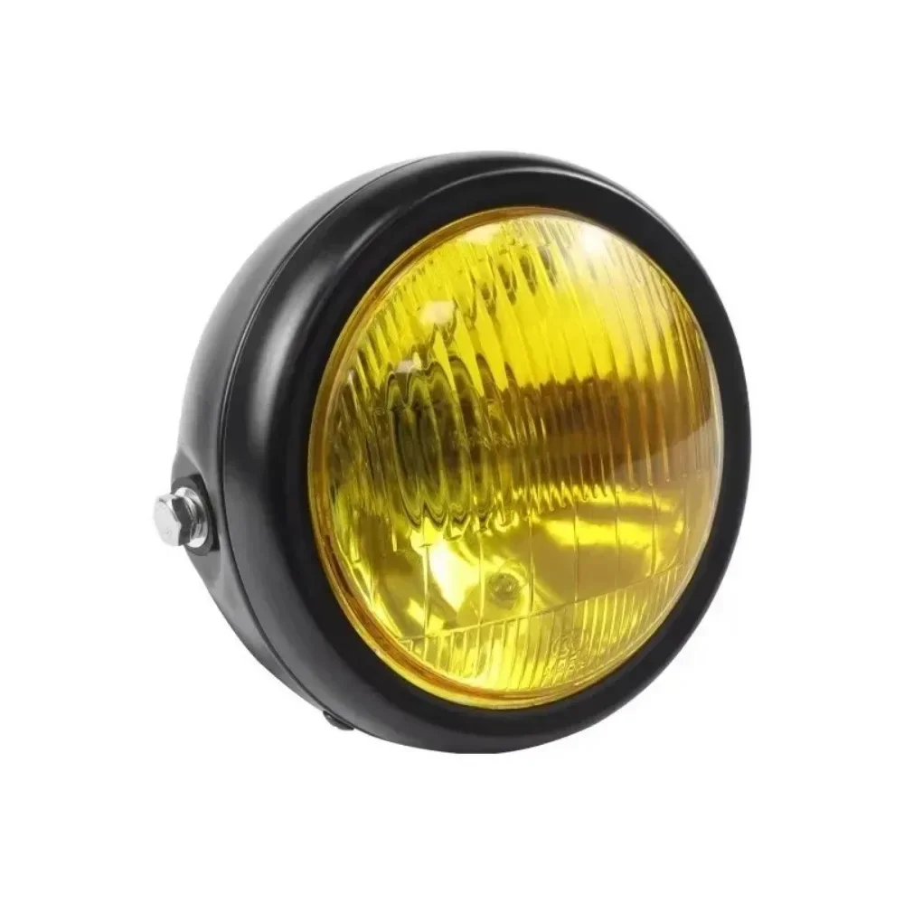 Retro 6 - Inch Round Metal Headlight, Cool Black Front Lamp for Harley Motorcycle Modification
Retro 6 - Inch Round Metal Headlight, Cool Black Front Lamp for Harley Motorcycle Modification