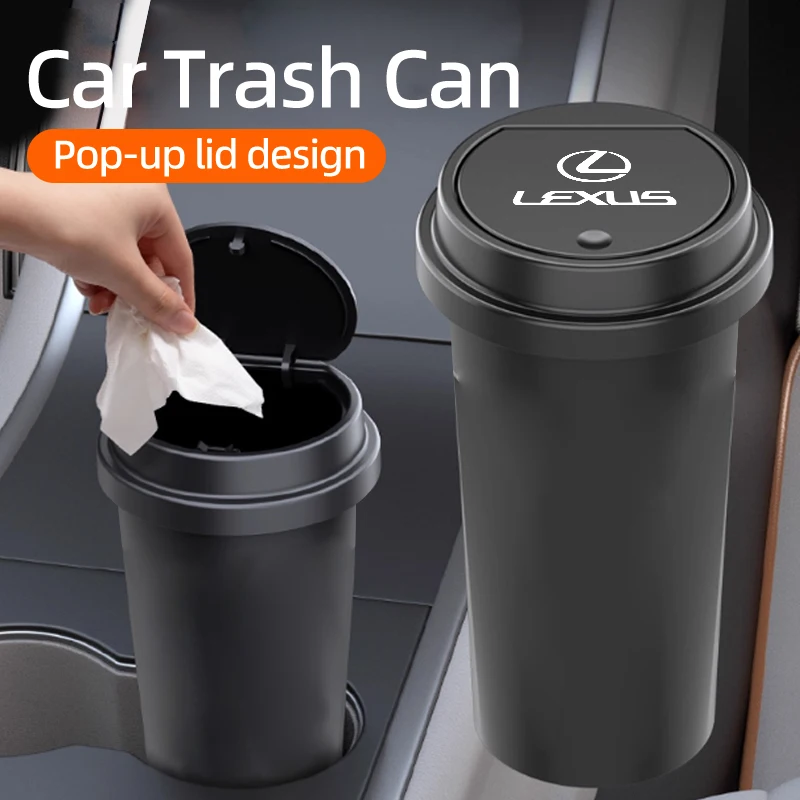 Car Trash Can Garbage Storage Box Pop-Up Ashtray Waste Bin Interior For Lexus CT ES GS NX IS250 CT200h IS300h ES300h RX400h N
Car Trash Can Garbage Storage Box Pop-Up Ashtray Waste Bin Interior For Lexus CT ES GS NX IS250 CT200h IS300h ES300h RX400h N