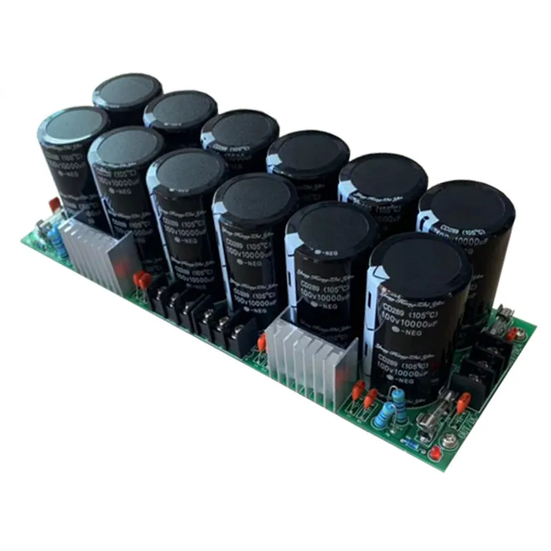 High-end dual power supply rectifier and filter power board - ready-to-use for high-power amplifiers
High-end dual power supply rectifier and filter power board - ready-to-use for high-power amplifiers