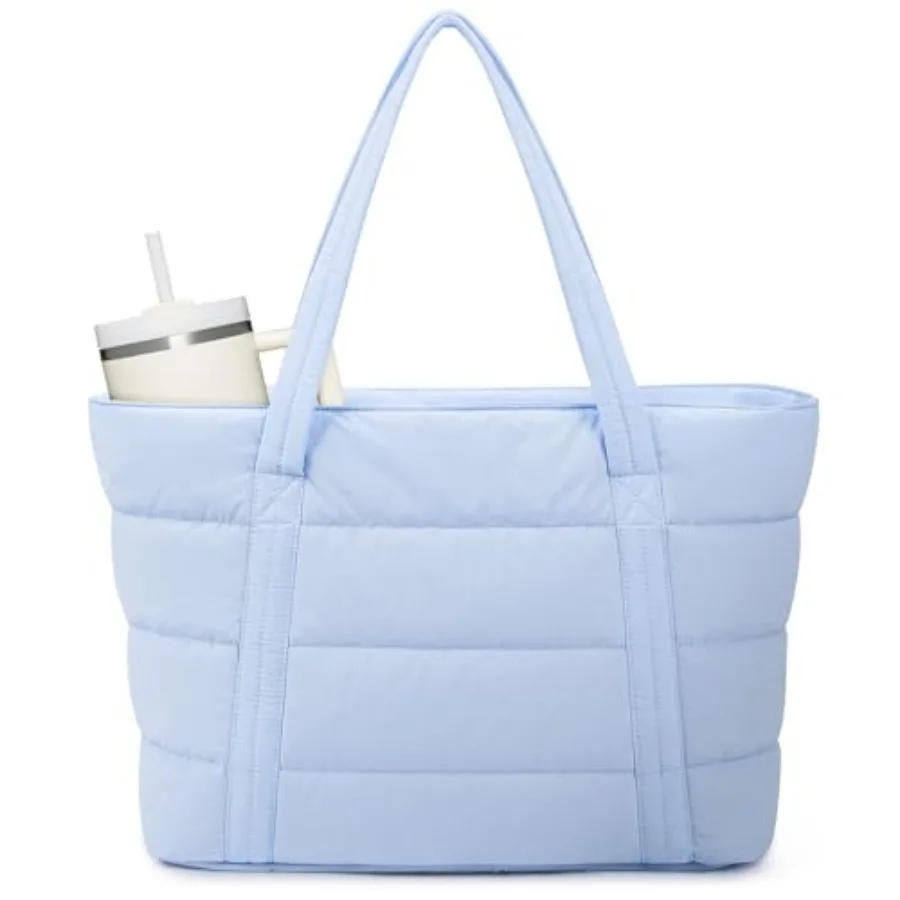 Puffer Tote Bag for Women Girl, Puffy Work Tote Bags for Nurse Teacher, Quilted Shoulder Bag Handbag for Travel Gym
Puffer Tote Bag for Women Girl, Puffy Work Tote Bags for Nurse Teacher, Quilted Shoulder Bag Handbag for Travel Gym