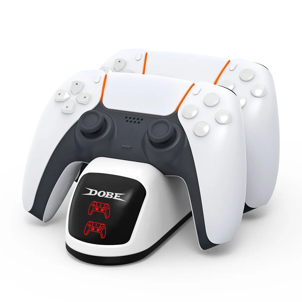 LED Indicator Charging Station For PS5 Controller Charging Dock For PS5 Controller Charging Stand TP5-0515B
LED Indicator Charging Station For PS5 Controller Charging Dock For PS5 Controller Charging Stand TP5-0515B