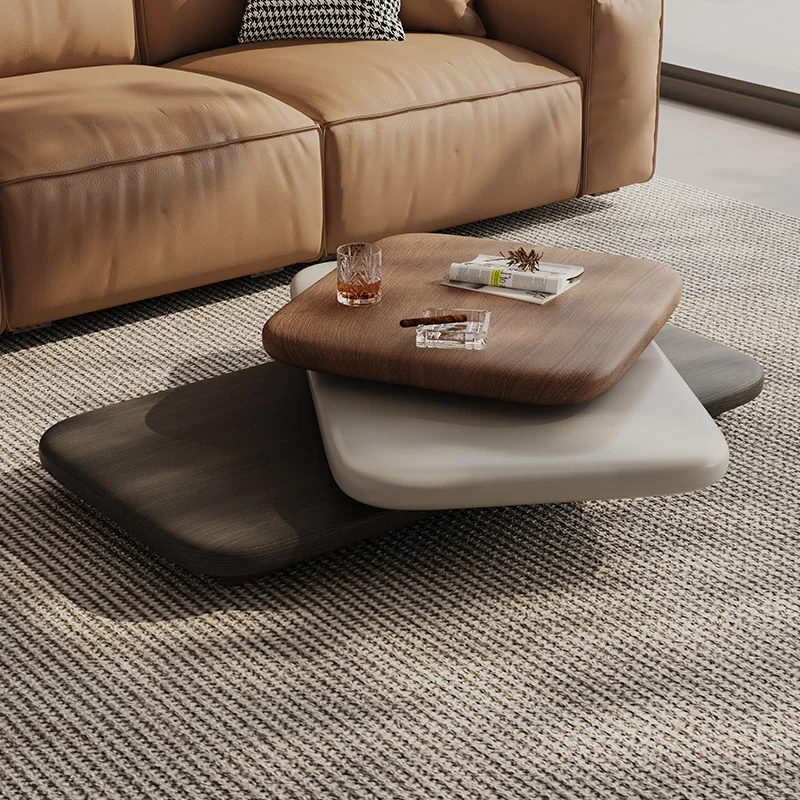 Italian minimalist rotatable coffee table combination modern simple living room home
Italian minimalist rotatable coffee table combination modern simple living room home