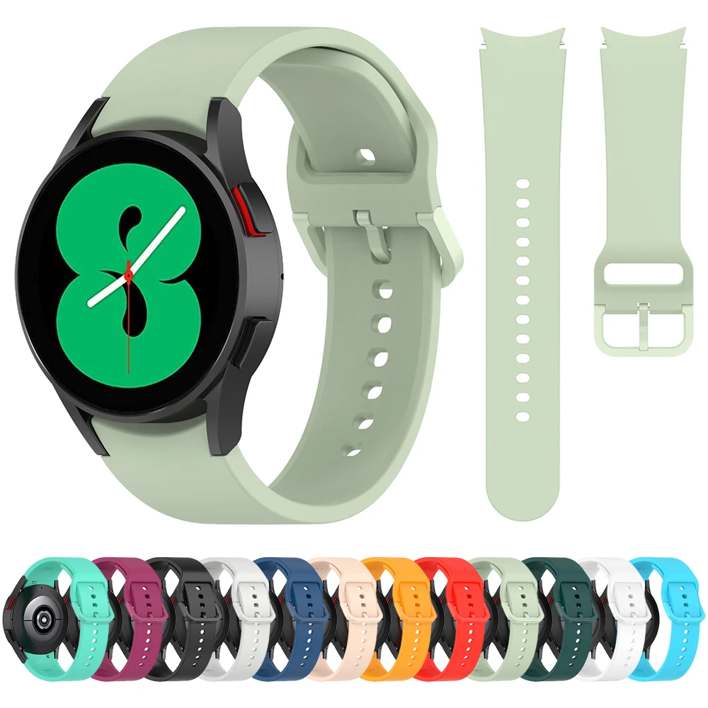 Silicone Strap For Samsung Galaxy Watch4 classic 46mm 42mm/Galaxy Watch 4 44mm 40mm Sport Band Replacement Wristbands 1:1 buckle
Silicone Strap For Samsung Galaxy Watch4 classic 46mm 42mm/Galaxy Watch 4 44mm 40mm Sport Band Replacement Wristbands 1:1 buckle