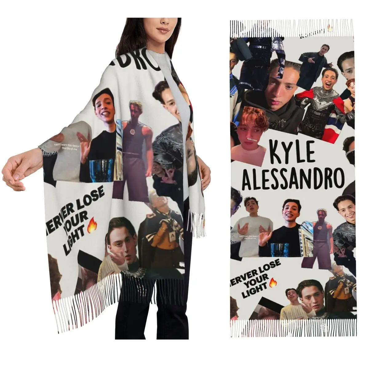 Kyle Alessandro Scarf Tassel Scarves Women Soft Warm Shawls and Wraps Long Fall Winter Shawl Wrap
Kyle Alessandro Scarf Tassel Scarves Women Soft Warm Shawls and Wraps Long Fall Winter Shawl Wrap