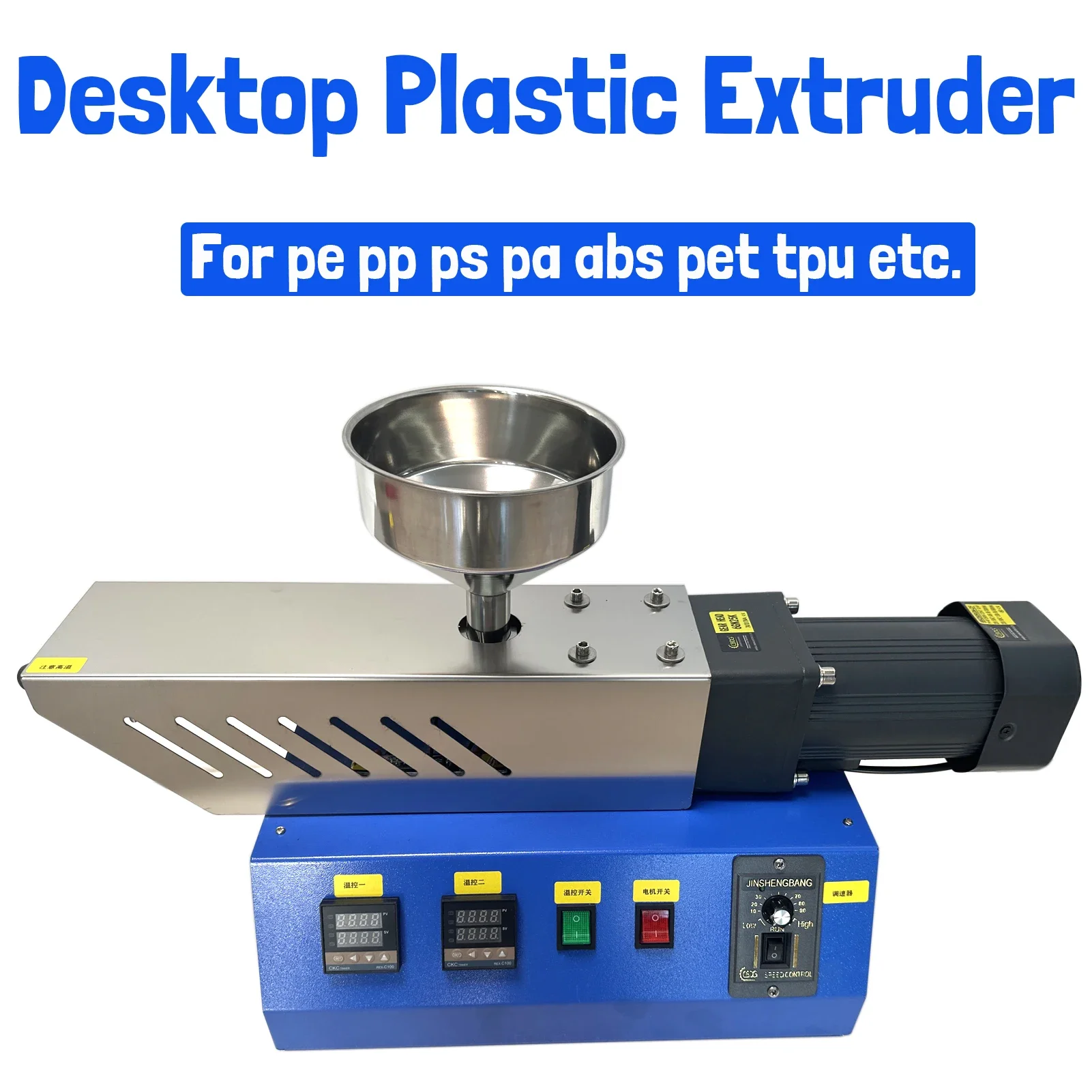 Mini desktop plastic extruder Laboratory extruder 3D printer wire extrusion Plastic mixing PP PVC PE 110V/220V Rod diameter20mm
Mini desktop plastic extruder Laboratory extruder 3D printer wire extrusion Plastic mixing PP PVC PE 110V/220V Rod diameter20mm