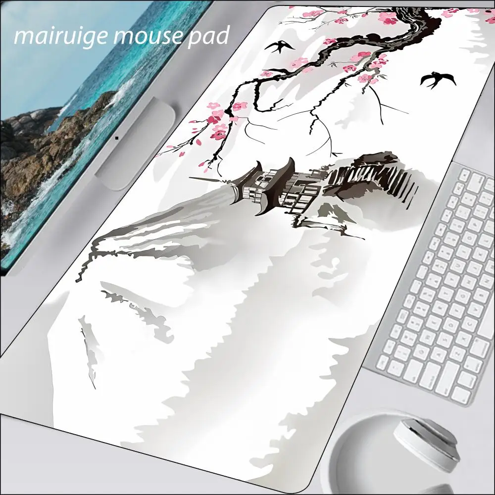 Japan Ink Painting Mouse Pad Large Computer Office Game Table Mat XXL Rubber Anti-slip Gaming Keyboard Mousepad Long Desk Pads
Japan Ink Painting Mouse Pad Large Computer Office Game Table Mat XXL Rubber Anti-slip Gaming Keyboard Mousepad Long Desk Pads