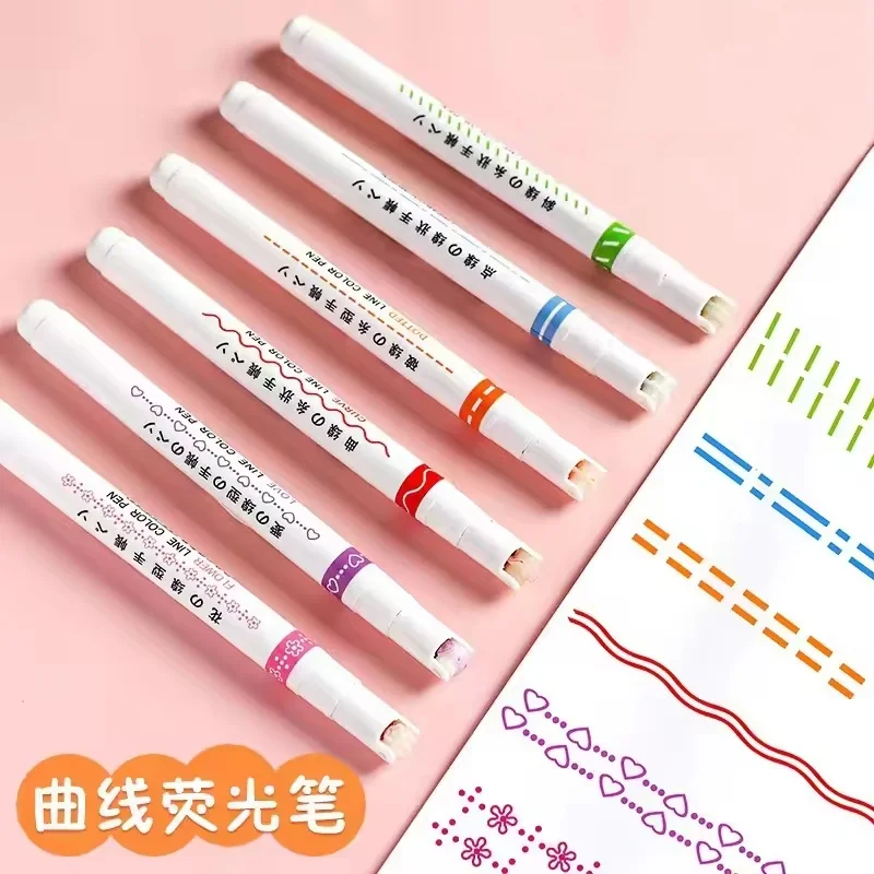 6Pack Student Art Craft Flower Line Shape Highlighter Pen Flower Shape Line Design For Journaling Drawing School Smooth Roller
6Pack Student Art Craft Flower Line Shape Highlighter Pen Flower Shape Line Design For Journaling Drawing School Smooth Roller