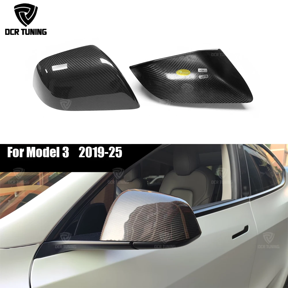 For 2019 - 25 Tesla Model 3 Carbon Fiber Side Rear View Matt Mirror Sticker Cover Protective Cover Add On Style Car Accessories
For 2019 - 25 Tesla Model 3 Carbon Fiber Side Rear View Matt Mirror Sticker Cover Protective Cover Add On Style Car Accessories