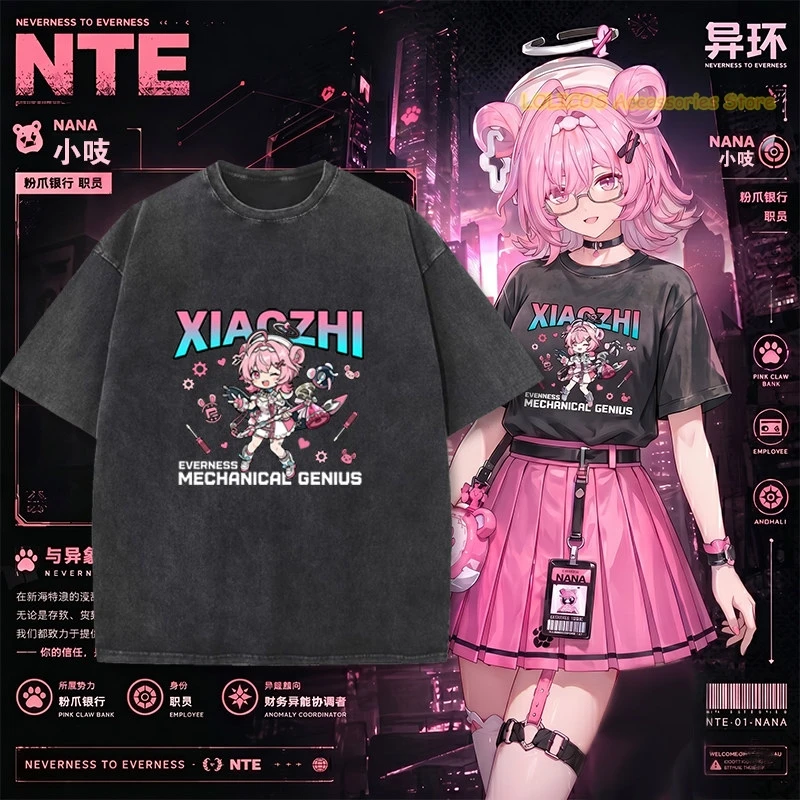 Anime Neverness to Everness Chiz Baicang Mint Nanally Cosplay Cosplay Costume Student Summer Casual Short Sleeve Tee Tops
Anime Neverness to Everness Chiz Baicang Mint Nanally Cosplay Cosplay Costume Student Summer Casual Short Sleeve Tee Tops
