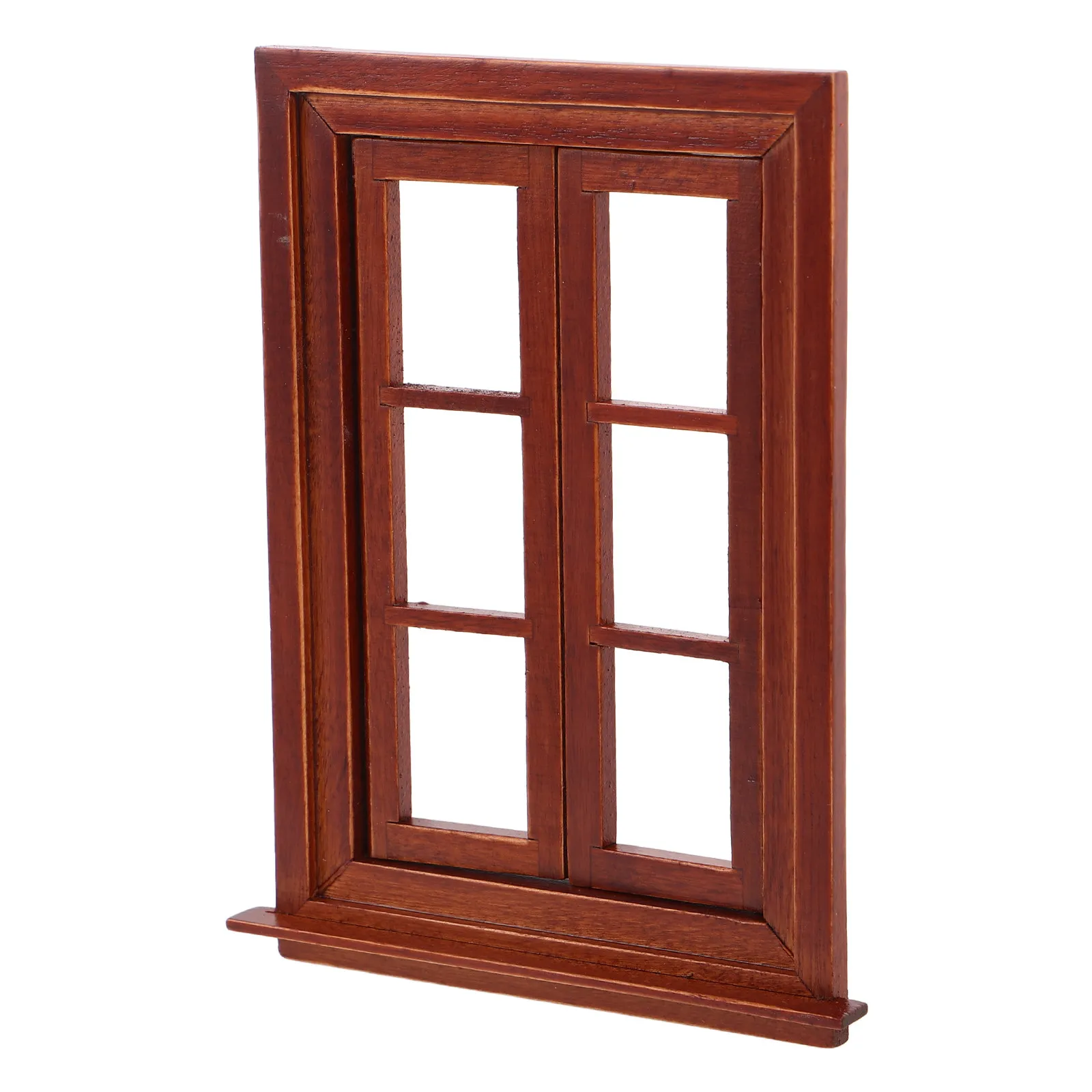 1:12 Scale Miniature Openable Wooden Dollhouse Window Frame Chestnut Finish 6-Paned Double Doors for DIY Miniature House Bedroom
1:12 Scale Miniature Openable Wooden Dollhouse Window Frame Chestnut Finish 6-Paned Double Doors for DIY Miniature House Bedroom