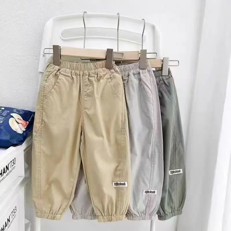 Boys' thin anti-mosquito pants sweatpants 2026 summer foreign style middle and child baby trousers and children's loose slacks
Boys' thin anti-mosquito pants sweatpants 2026 summer foreign style middle and child baby trousers and children's loose slacks