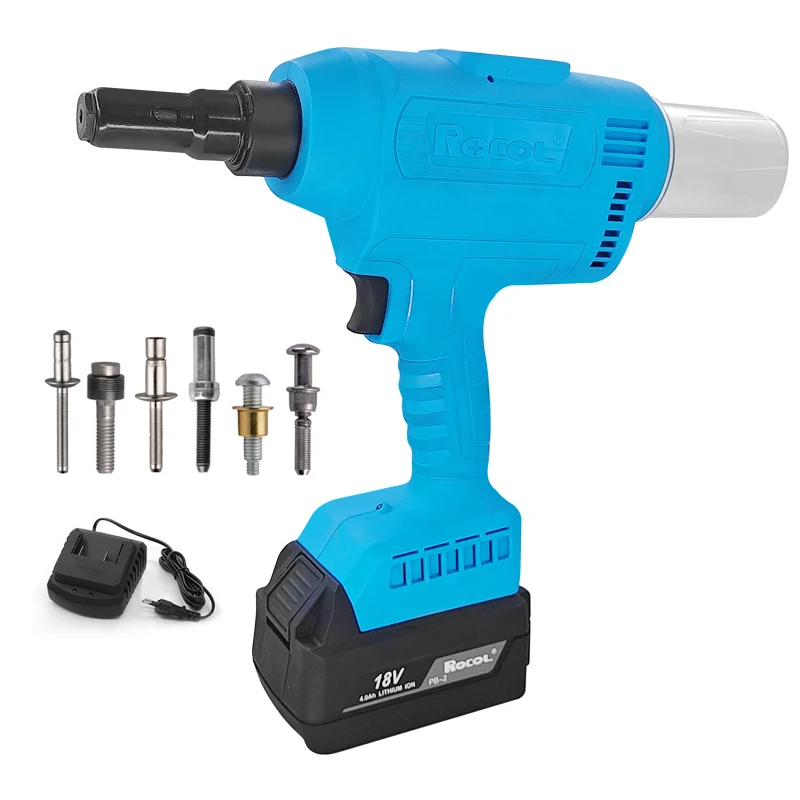 Беспроводной электрический заклепочник (40000Н) с бесщеточным двигателем, 5 бар | Лучшие инструменты для работы с тяжелым металлом
Беспроводной электрический заклепочник (40000Н) с бесщеточным двигателем, 5 бар | Лучшие инструменты для работы с тяжелым металлом