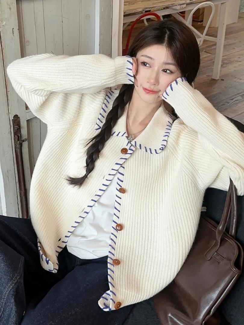 Свободный длинный вязаный свитер Све, пальто, женское повседневное свободное платье Ne Design, цветная полосатая осенняя новинка, Новое поступление
Свободный длинный вязаный свитер Све, пальто, женское повседневное свободное платье Ne Design, цветная полосатая осенняя новинка, Новое поступление