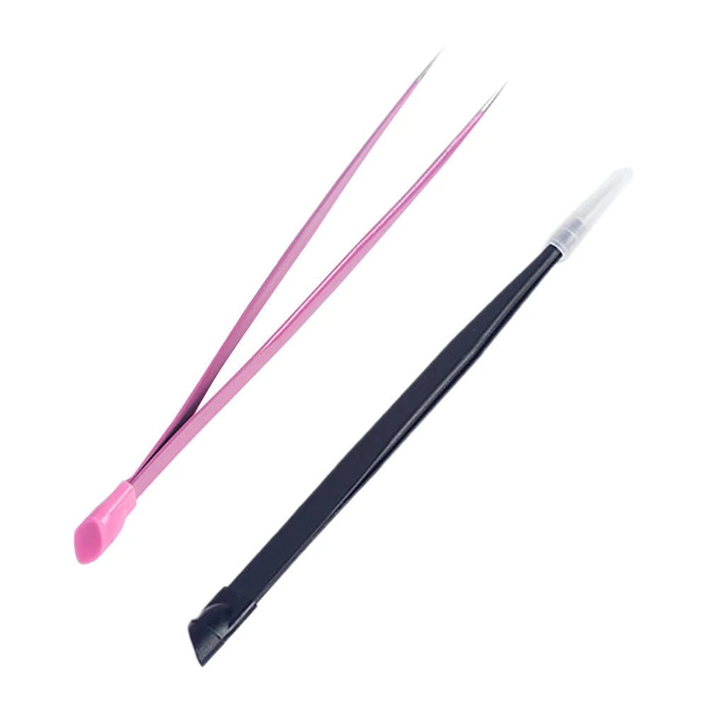 2pcs Manicure Stainless Steel Silicone Double-ended Nail Tools Stainless Steel Tweezers Precision Hand Tools
2pcs Manicure Stainless Steel Silicone Double-ended Nail Tools Stainless Steel Tweezers Precision Hand Tools