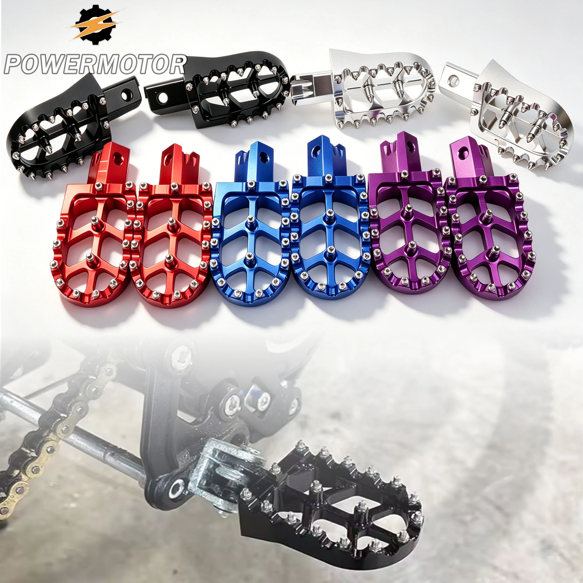 For Honda CRF150F/230F Motorcycle CNC Foot Pegs Rests Footpeg Rests Pedals For TALARIA Surron Light Bee X/S E-Bike DirtBike Part
For Honda CRF150F/230F Motorcycle CNC Foot Pegs Rests Footpeg Rests Pedals For TALARIA Surron Light Bee X/S E-Bike DirtBike Part