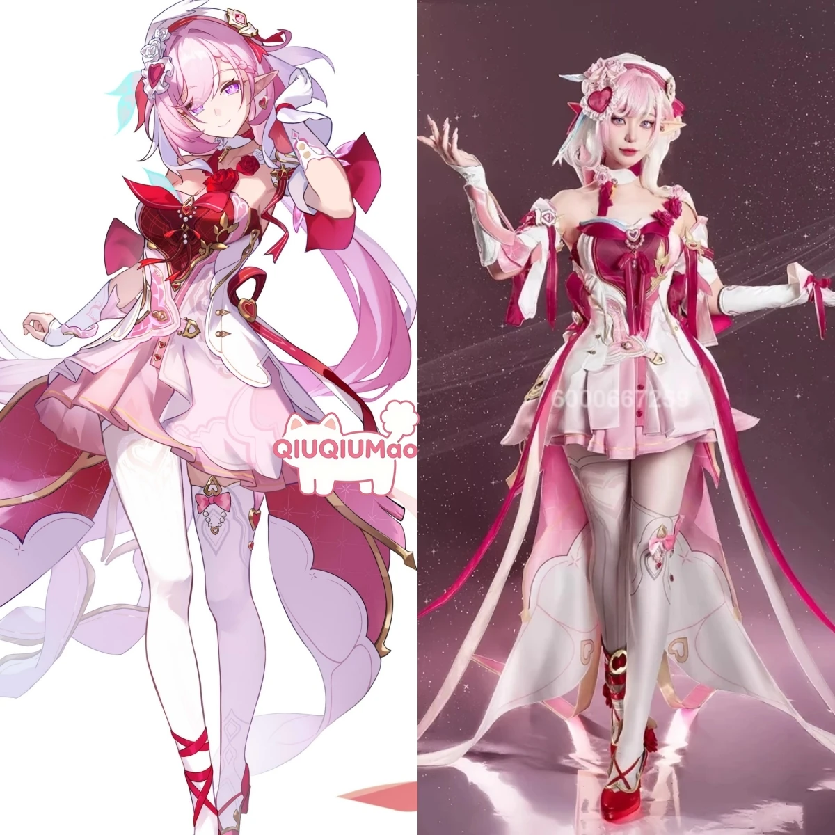 Game Honkai Impact 3rd Cosplay Love Elf Costume Anime Elysia High Quality Role Play New Cute Dress Shoes Wig for Women ComicCon
Game Honkai Impact 3rd Cosplay Love Elf Costume Anime Elysia High Quality Role Play New Cute Dress Shoes Wig for Women ComicCon