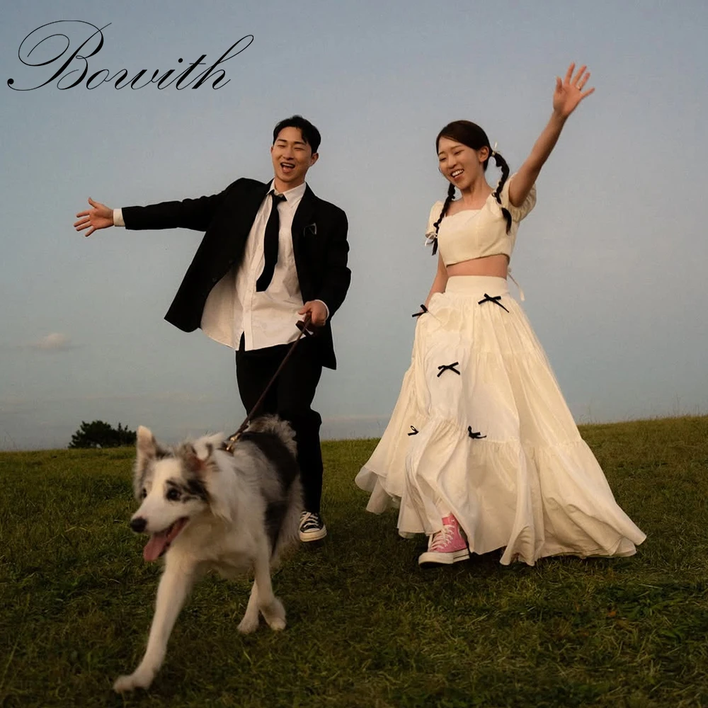 Bowith 2 pc Square Collar Puff Sleeve Wedding Dresses Korea Photo Shoot A Line Bridal Gown Customized Wedding Reception Dresses
Bowith 2 pc Square Collar Puff Sleeve Wedding Dresses Korea Photo Shoot A Line Bridal Gown Customized Wedding Reception Dresses