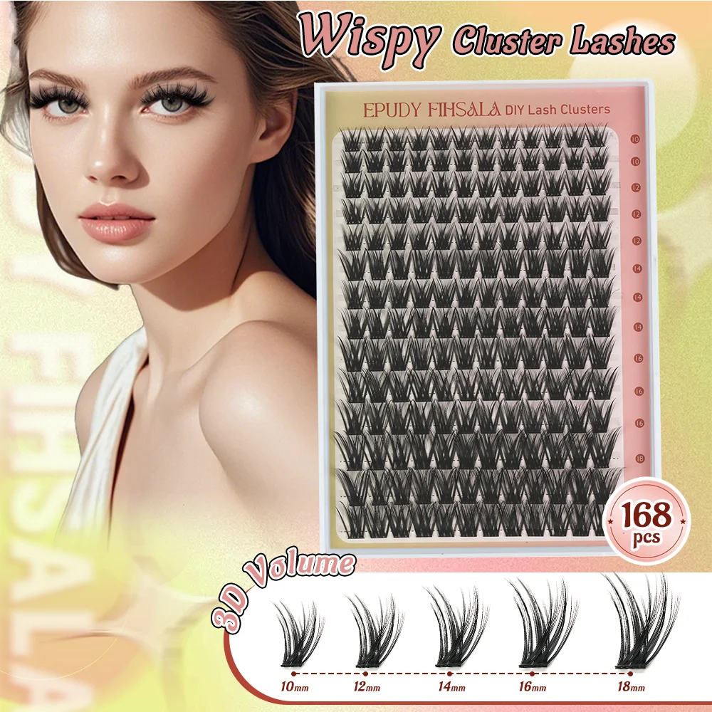 Набор из 168 пучков ресниц, 14 рядов, микс 10-18 мм, для самостоятельного макияжа, косплея, естественный вид, самоклеящиеся накладные ресницы
Набор из 168 пучков ресниц, 14 рядов, микс 10-18 мм, для самостоятельного макияжа, косплея, естественный вид, самоклеящиеся накладные ресницы