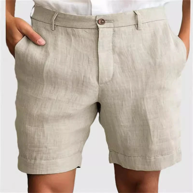 2026 Men Summer Lightweight Breathable Linen Blend Casual Shorts Solid Color Zipper Button Elastic Five-point Outdoor Pants
2026 Men Summer Lightweight Breathable Linen Blend Casual Shorts Solid Color Zipper Button Elastic Five-point Outdoor Pants
