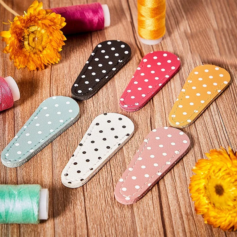 6 Pieces Embroidery Scissors Sheath Polka Dot Scissors Protective Cover Scissors Leather Sheath For Scissors Protection
6 Pieces Embroidery Scissors Sheath Polka Dot Scissors Protective Cover Scissors Leather Sheath For Scissors Protection