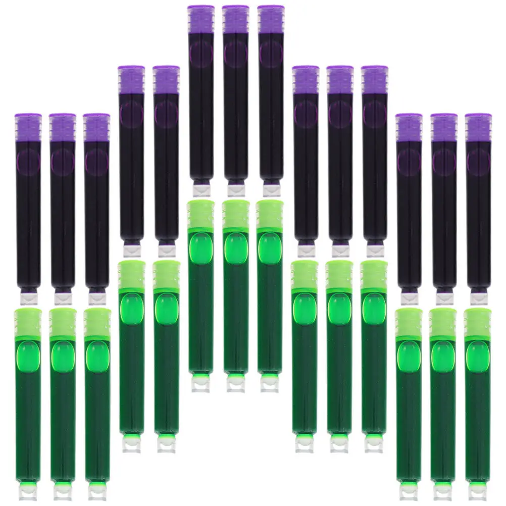 100Pcs Fountain Pen Ink Refills Colorful Erasable Ink Smooth Writing Replaceable Office School Supplies Office Supplies
100Pcs Fountain Pen Ink Refills Colorful Erasable Ink Smooth Writing Replaceable Office School Supplies Office Supplies