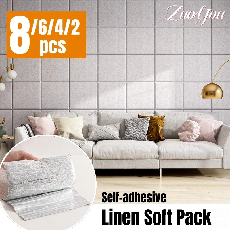 30×30cm Linen Self Adhesive Wall Stickers Anti-Collision Upholstered 3D for Kids Peel and Stick Wall Panel Headboard Decoration
30×30cm Linen Self Adhesive Wall Stickers Anti-Collision Upholstered 3D for Kids Peel and Stick Wall Panel Headboard Decoration
