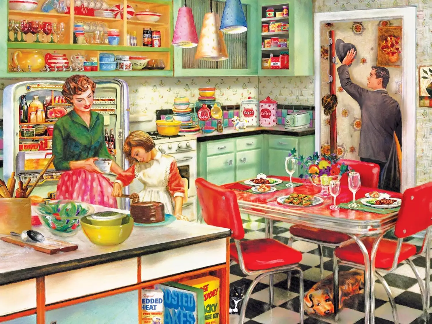 500 Piece Jigsaw Puzzle for Adults - Baking with Mom - High Quality Interlocking Pieces
500 Piece Jigsaw Puzzle for Adults - Baking with Mom - High Quality Interlocking Pieces