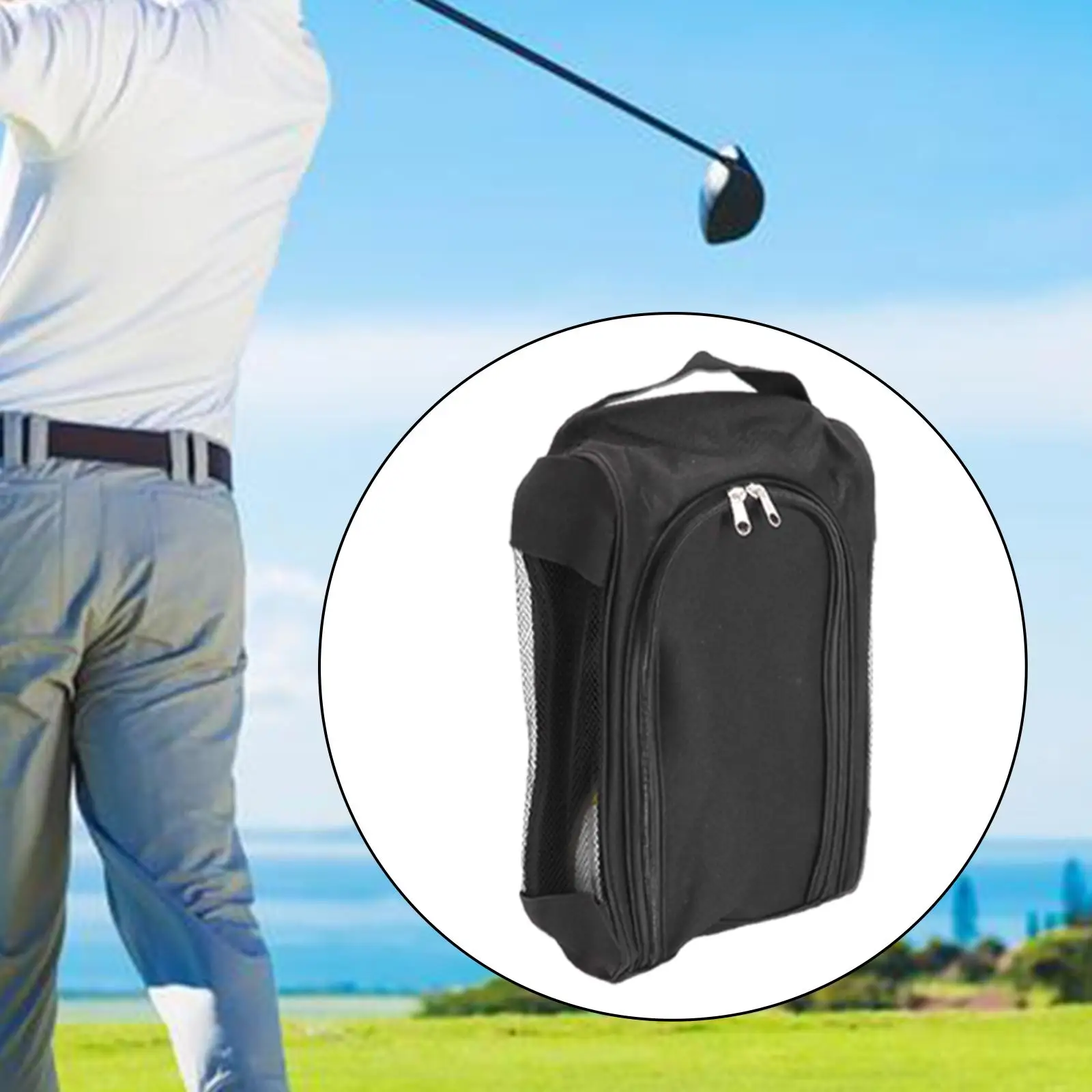Golf Shoes Bag Shoe Carry Bag Zipper Tote Outdoor Fittings Breathable Travel Large Capacity Sneakers Pouch Sports Shoes Bag
Golf Shoes Bag Shoe Carry Bag Zipper Tote Outdoor Fittings Breathable Travel Large Capacity Sneakers Pouch Sports Shoes Bag