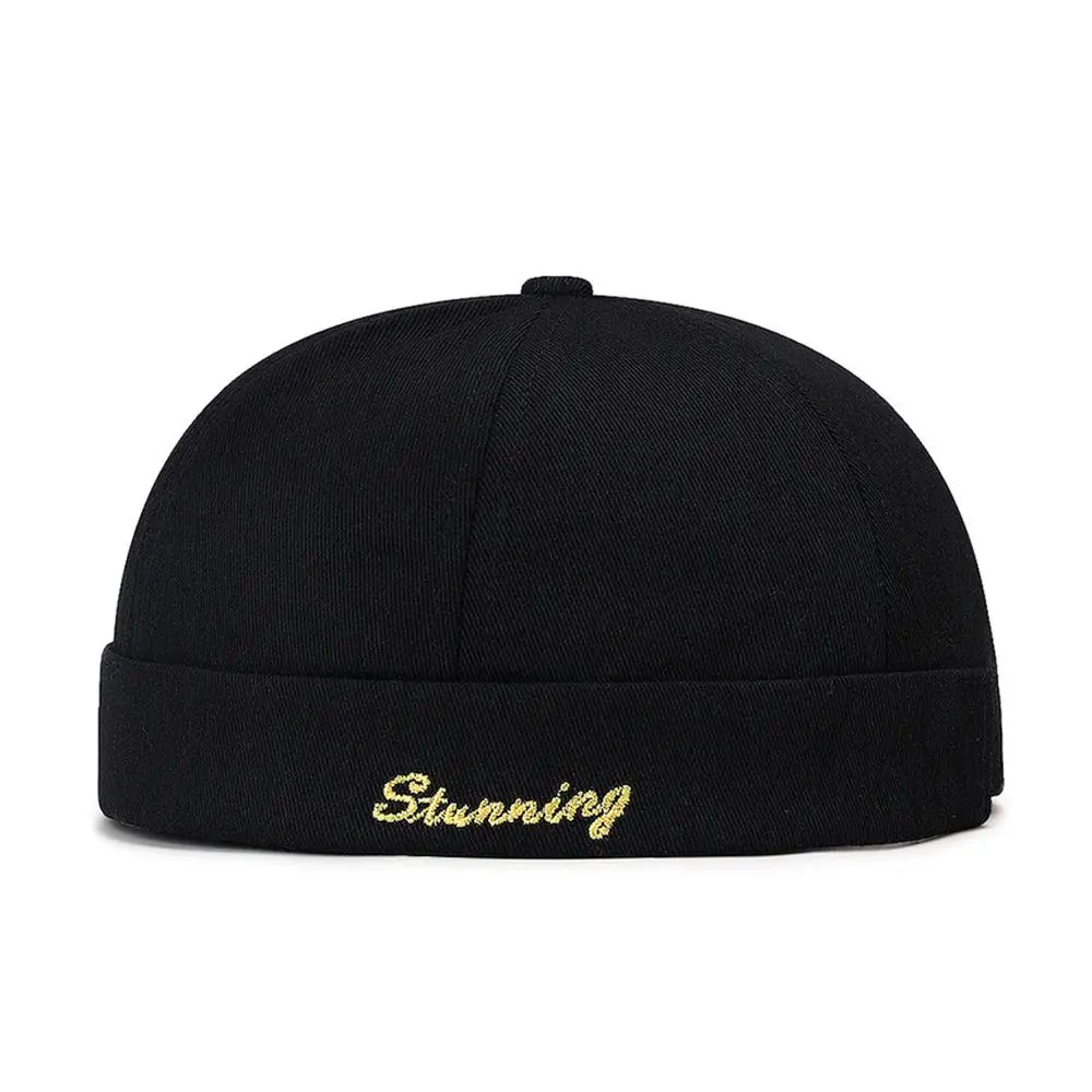 Fashion Hip Hop Beanie Street Hat Letter Embroidery Adjustable Skullcap Solid Color Cotton Melon Beanie Cap Outdoor
Fashion Hip Hop Beanie Street Hat Letter Embroidery Adjustable Skullcap Solid Color Cotton Melon Beanie Cap Outdoor