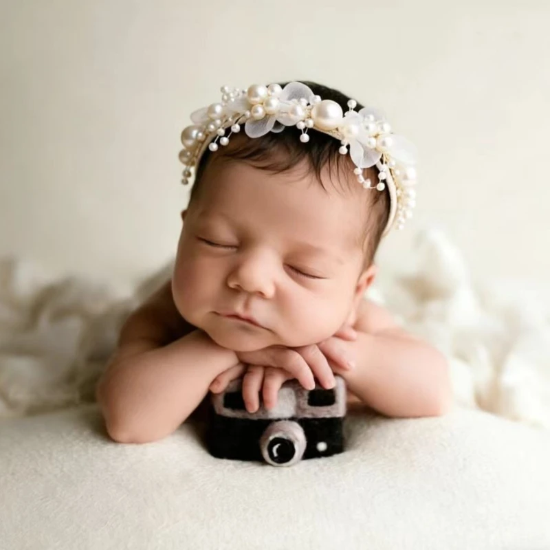 Girl Baby Newborn Headband Photography Props Headwear Princess Pearl Bebe Flower Infant Hair Accessories
Girl Baby Newborn Headband Photography Props Headwear Princess Pearl Bebe Flower Infant Hair Accessories