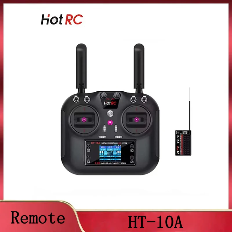 Hotrc HT — 10A 2,4G 10-канальный передатчик и приемник — F10A — совместим с радиоуправляемым самолетом/лодочкой/дроном, 2,4G FHSS, радиус действия 800 м
Hotrc HT — 10A 2,4G 10-канальный передатчик и приемник — F10A — совместим с радиоуправляемым самолетом/лодочкой/дроном, 2,4G FHSS, радиус действия 800 м