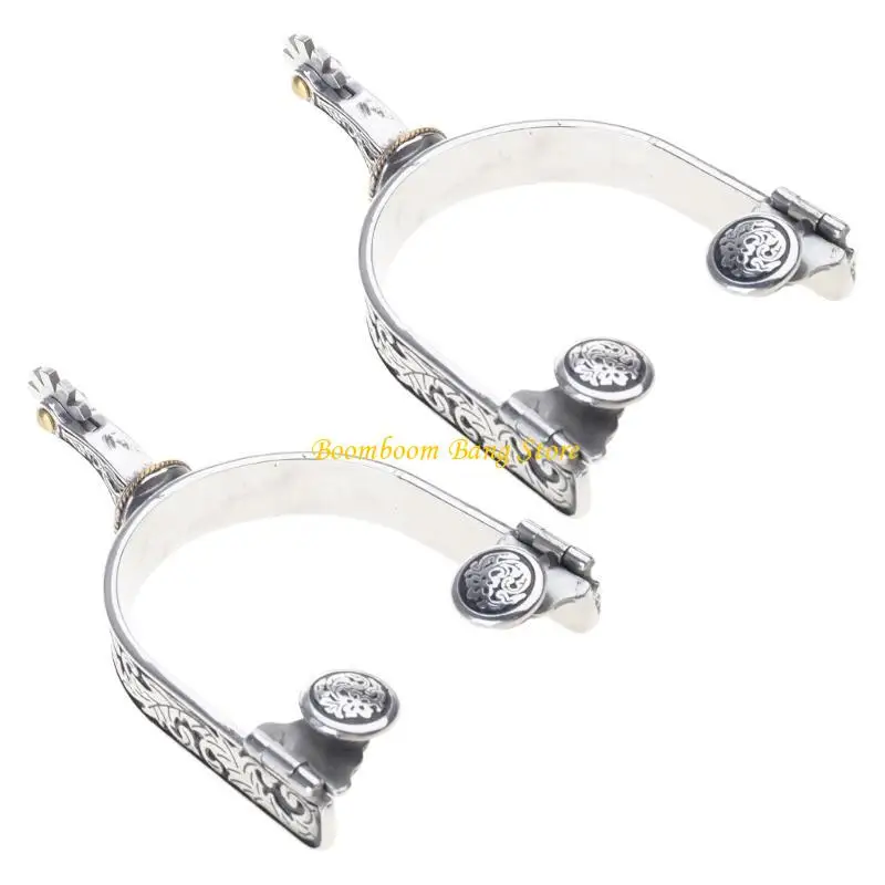 270C Western Cowboy Spur with Rowel Mens Roping Spur Horse Riding Accessories
270C Western Cowboy Spur with Rowel Mens Roping Spur Horse Riding Accessories