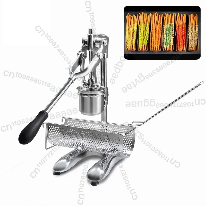 Ручная машина для приготовления картофеля фри из нержавеющей стали, 30 см, сверхдлинная, для приготовления картофеля фри, лапши, пюре из картофеля
Ручная машина для приготовления картофеля фри из нержавеющей стали, 30 см, сверхдлинная, для приготовления картофеля фри, лапши, пюре из картофеля