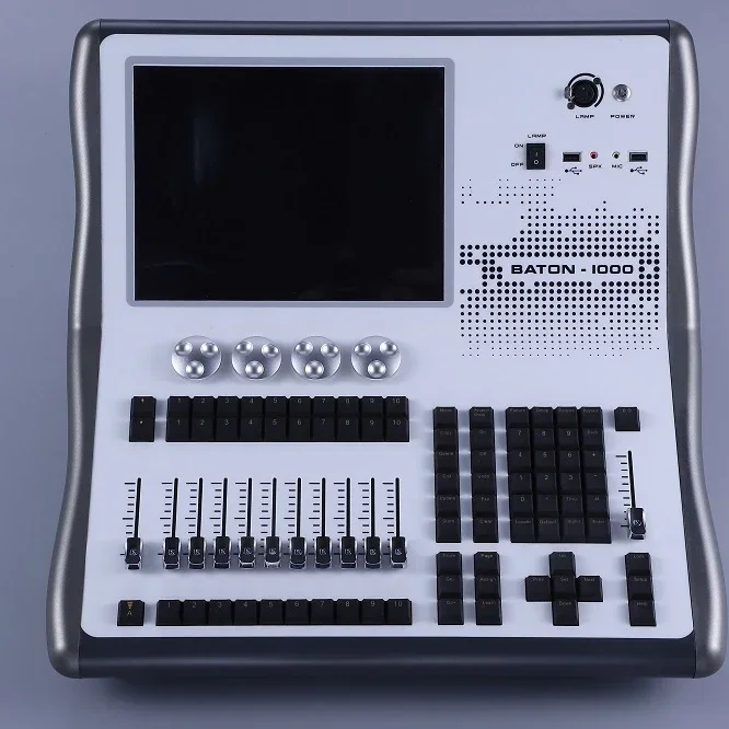 Профессиональный сценический DMX-пульт KING KONG BATON-1000
Профессиональный сценический DMX-пульт KING KONG BATON-1000